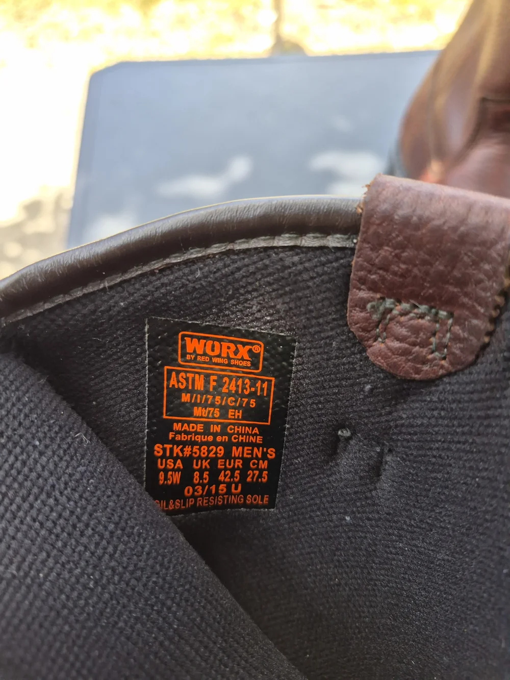 9.5W Work By Red Wing Shoes Dark Brown Work Pull-On Boots. NWB